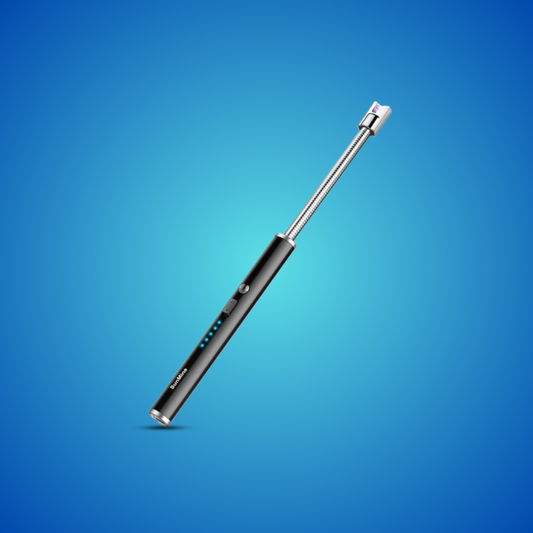 USB Rechargeable 360° Arc Lighter – Windproof Flexible Neck Electric Lighter